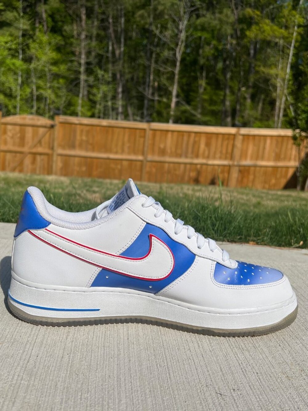 Nike air force 1 low New Jersey Nets hardwood classics 100% authentic - Picture 2 of 14